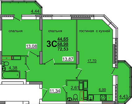 Проспект Гая  33 3С