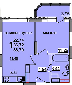 Проспект Гая  33 1К